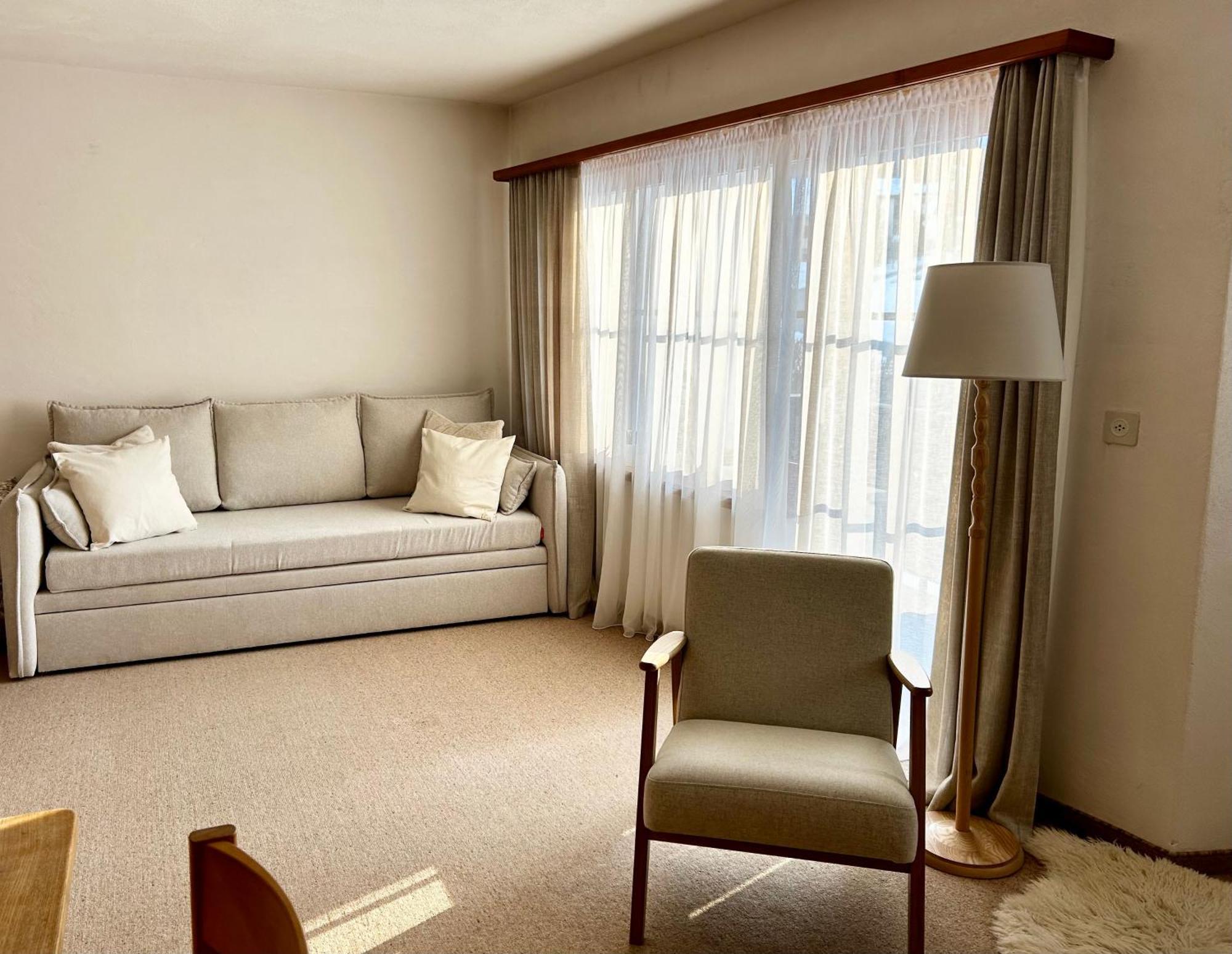 Cosy Studio Apartment In Spluegen Luaran gambar