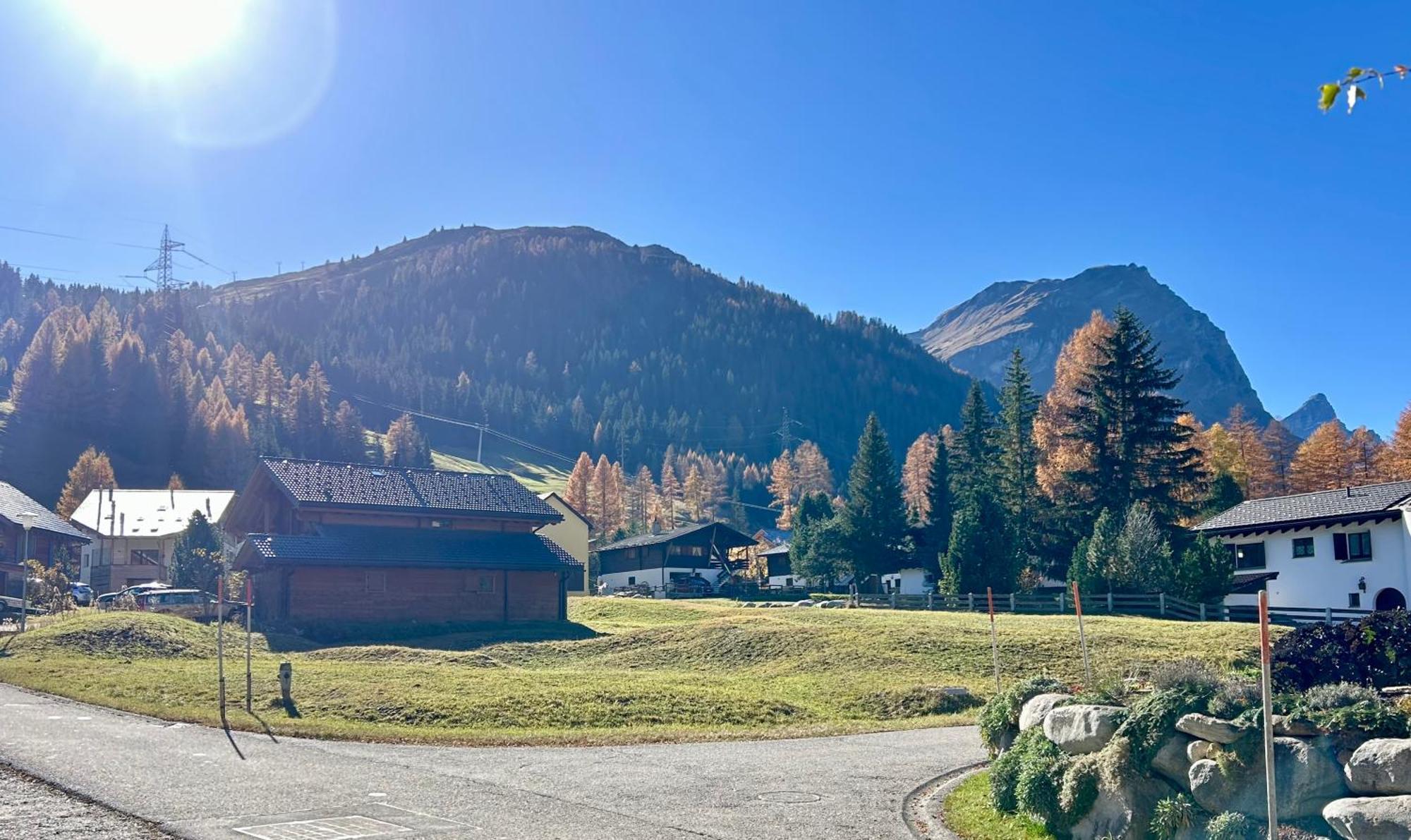 Cosy Studio Apartment In Spluegen Luaran gambar